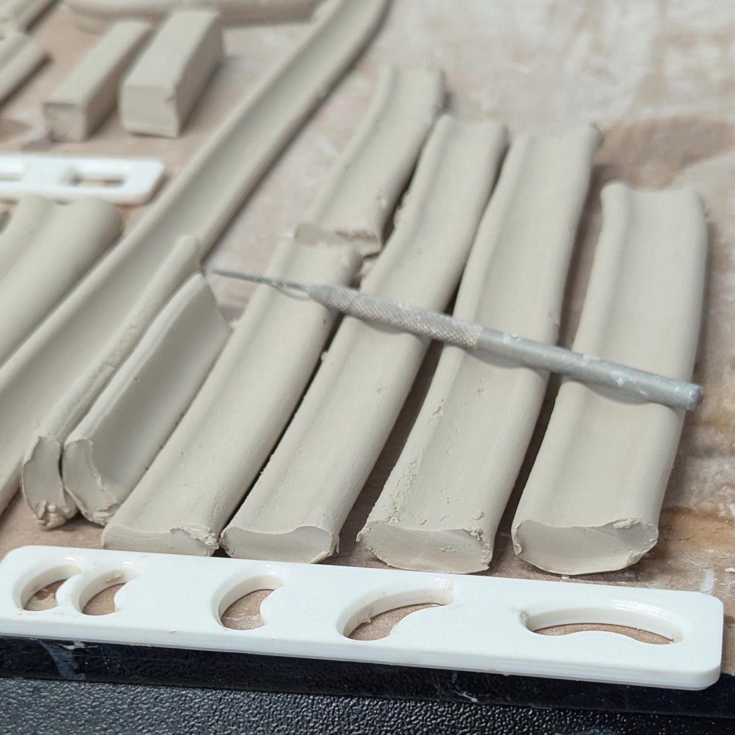 Extruder dye pack #2 - Pulled handles and Test Tiles