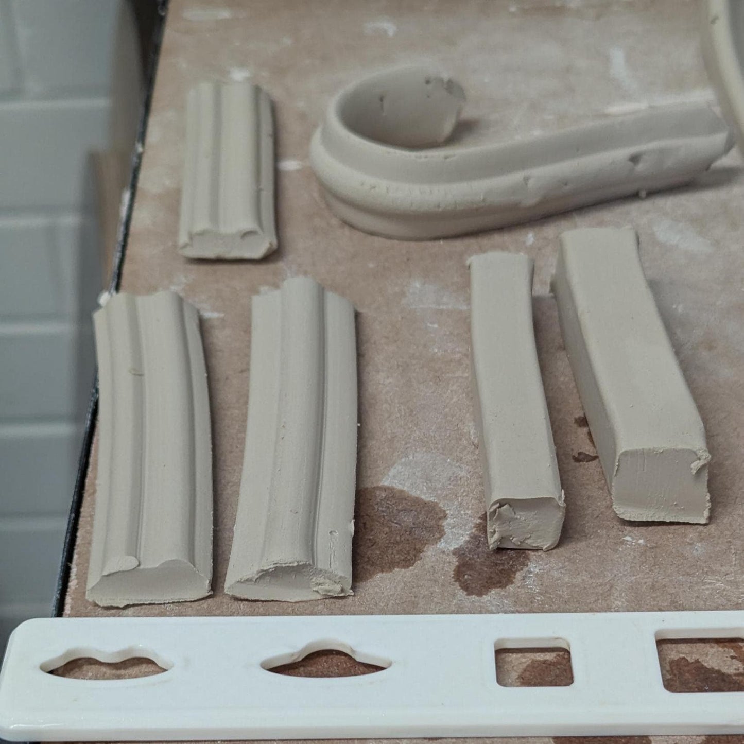 Extruder dye pack #2 - Pulled handles and Test Tiles