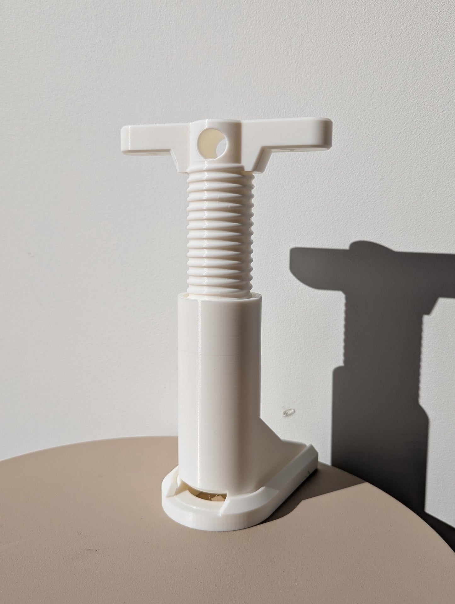 Bench Mounted Clay Extruder - Hand Screw Driven - Removable and Easy to Clean - Eco Plastic - no strength needed, includes 8 dies